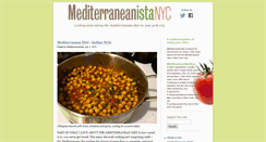 Desktop Screenshot of mediterraneanista.com