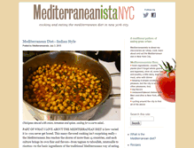 Tablet Screenshot of mediterraneanista.com